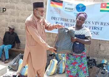 Kpélé/jeune du mois de ramadan :  l’ONG Humanity First Togo-Allemagne offre des vivres aux musulmans démunis