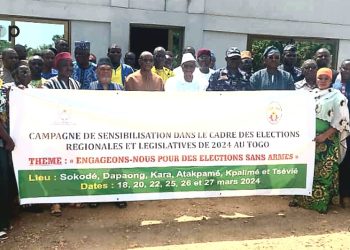 Tchaoudjo/législatives et régionales du 20 avril :  la CNLPAL appelle à des élections sans armes   