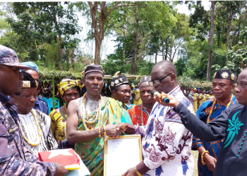 Akébou/chefferie traditionnelle : Togbui Yaovi Kotokou I confirmé dans ses fonctions à Kounkrountim