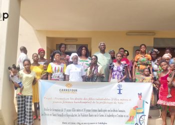 Yoto/Promotion des droits des filles vulnérables : GF2D renforce les capacités des jeunes filles mères et femmes handicapées à Tabligbo