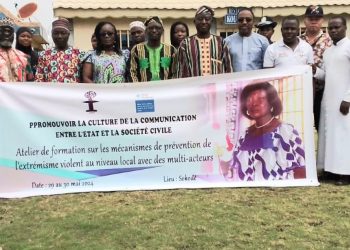 Tchaoudjo/Lutte contre l’extrémisme violent : Le GF2D forme des acteurs de la Centrale sur les mécanismes de prévention à Sokodé