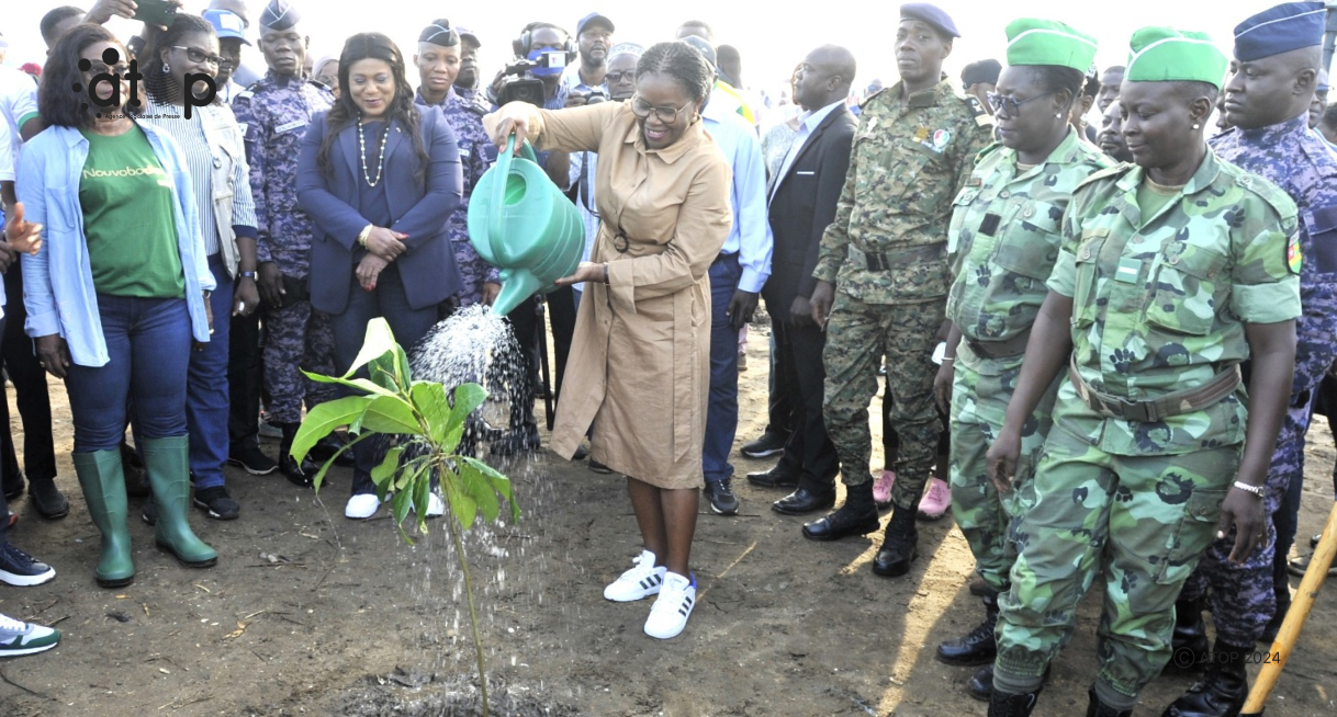 Campagne nationale de reboisement 2024 : le gouvernement et l’Assemblée nationale ont reboisé plus de 1.000 plants à Lomé 1 Oliver 2024 06 01T151007.615