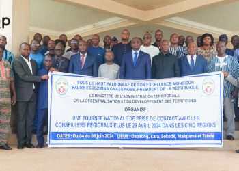Tone / décentralisation :  le ministre Awaté Hodabalo prend contact avec les conseillers régionaux à Dapaong