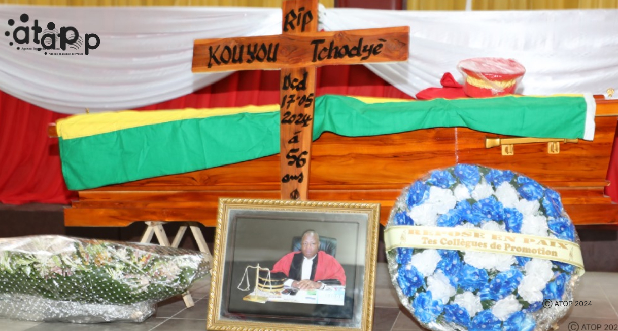 Nécrologie : le corps judiciaire rend hommage au magistrat Kouyou Tchodiyé 1 Oliver 2024 06 14T143820.096