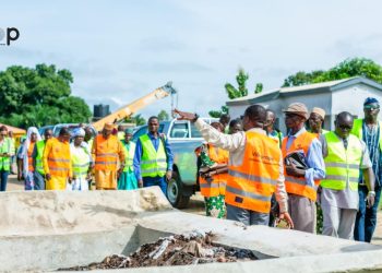 Le service d’assainissement a démarré ses activités à Tchaoudjo 1