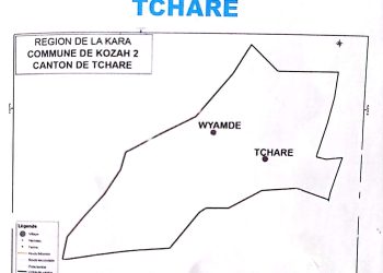 Kozah/carte postale du canton de Tcharè :  un canton marque économiquement par sa forge, sa charcuterie et sa poterie