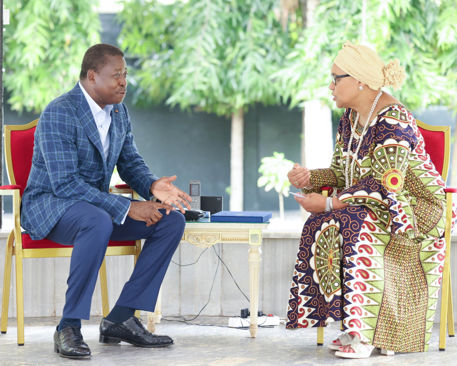 Partenariat Commonwealth-Togo : Mme Patricia Scotland fait le point de sa visite de travail au chef de l’Etat 1 Faure et Mme Scoland