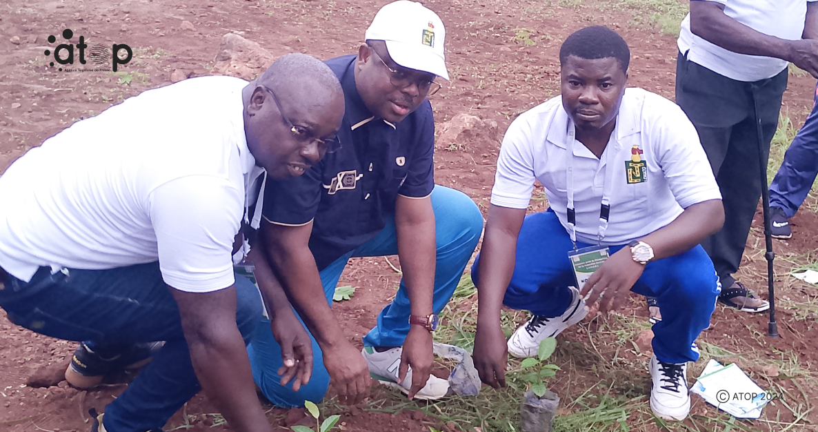Kozah/environnement : la LONATO a reboisé 2000 plants autour des terrains des finales des Evala de Pya et de Tchitchao 1 Oliver 5 2