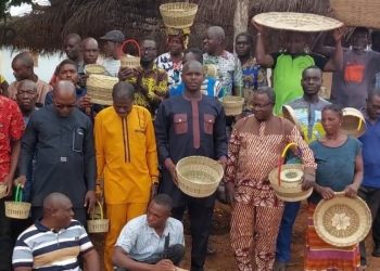 Haho : des jeunes outillés en technique de fabrication de paniers