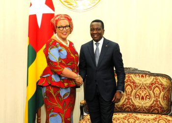 La secrétaire générale du Commonwealth des nations chez le président de l’Assemblée nationale
