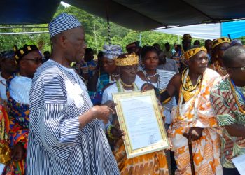 Danyi/ chefferie traditionnelle :  Togbui Assimeko Tatsi II confirmé chef du village de Danyi Mempeassem