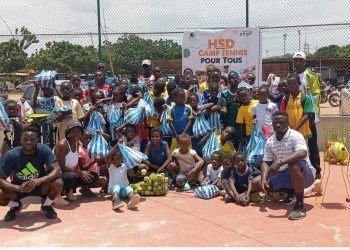 Promotion du sport à la base :  Une soixantaine de jeunes de 5 à 17 ans à la 1ère édition du « camp de tennis pour tous »