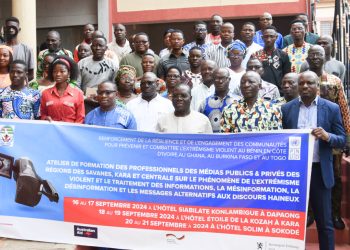 Kozah/lutte contre l’extrémisme violent au Togo :  des professionnels de médias de la Kara ont renforcé leurs capacités sur le phénomène