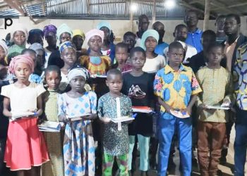 Sotouboua :  des enfants nécessiteux du ministère « la piscine de Bethesda » bénéficient d’articles scolaires