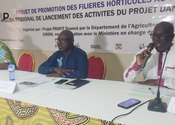 Ogou: le projet de promotion des filières horticoles, officiellement lancé à Atakpamé