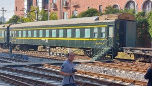 un train a la disposition des etudiants pour leur formation