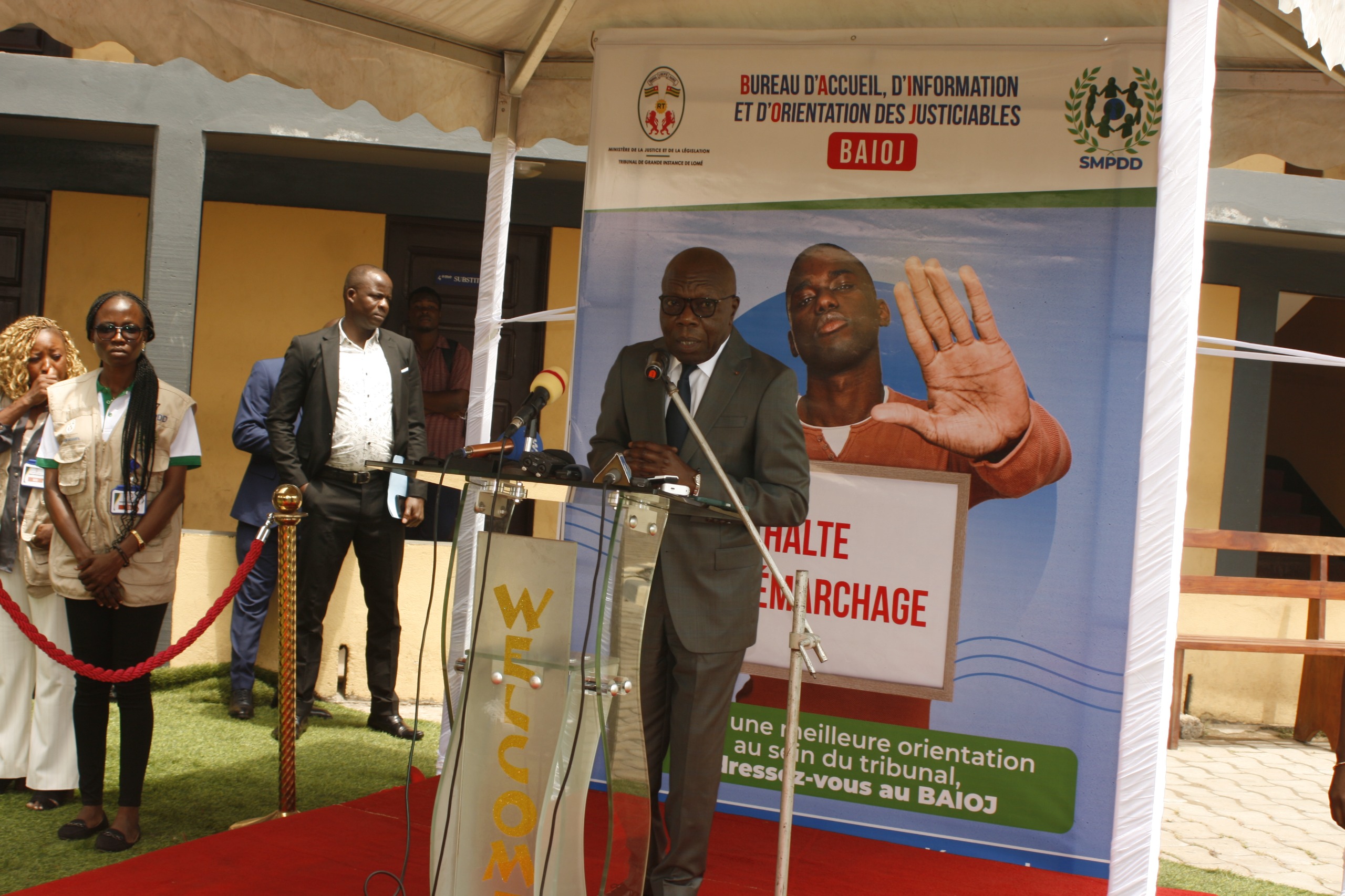 Lutte contre le démarchage judiciaire: Un bureau d’accueil installé au TGI de Lomé 1 ATOP 1 3