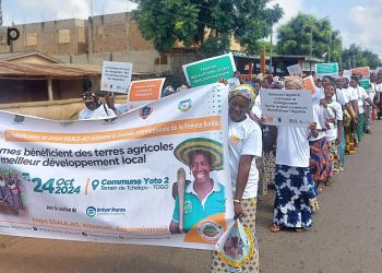 Yoto/ journée internationale de la femme rurale :  des femmes sensibilisées sur leurs rôles dans la sécurité alimentaire et le développement à Tchekpo Dedekpoe