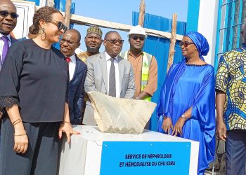 Kozah/ santé :  Pose de la première pierre de la construction du service de néphrologie et d’hémodialyse au CHU de Kara