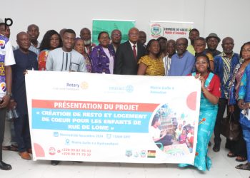 Le projet de création d’un restaurant et des logements porté par Rotary club Lomé Flamboyant présenté au public