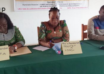 Ogou/extraction d’huile de noix palmiste : des producteurs en formation sur les techniques améliorées