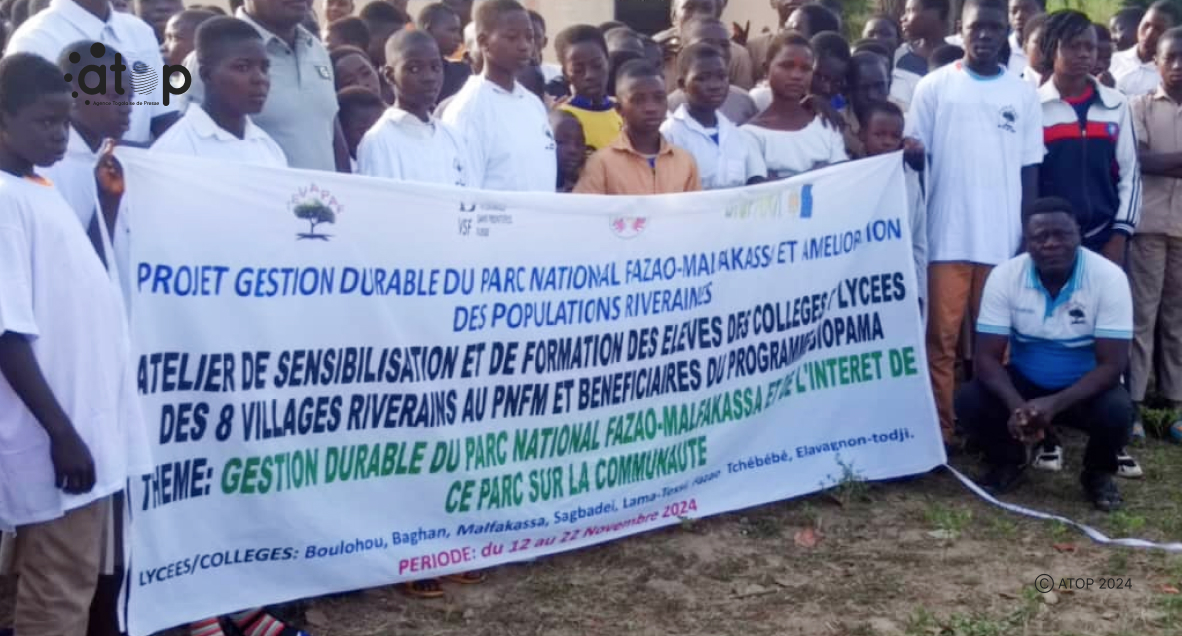 Tchaoudjo: les élèves du CEG Sagbadaï sensibilisés sur la protection du parc Fazao-Malfakassa 1 Oliver997