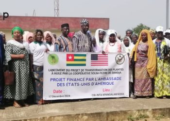 Tchaoudjo :  Lancement d’un projet de création d’unité de transformation de plantes à huile