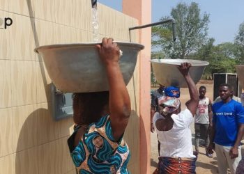 Haho :  la population de Logokpe dotée d’un forage et de latrines familiales