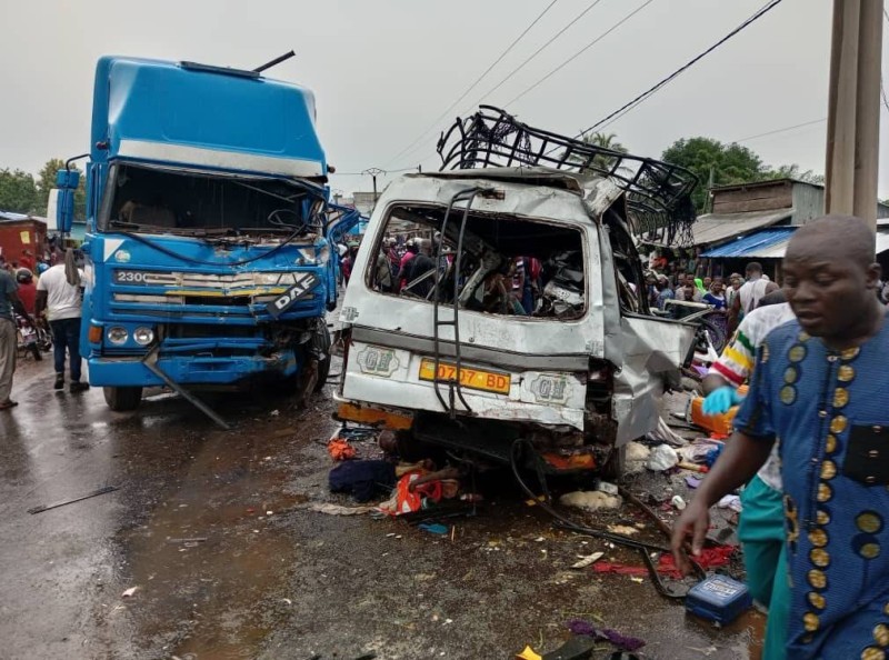 Accident tragique a Atakpame