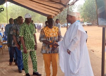 Nouvel an 2025 : les populations de la région des savanes ont présenté leurs vœux au gouverneur