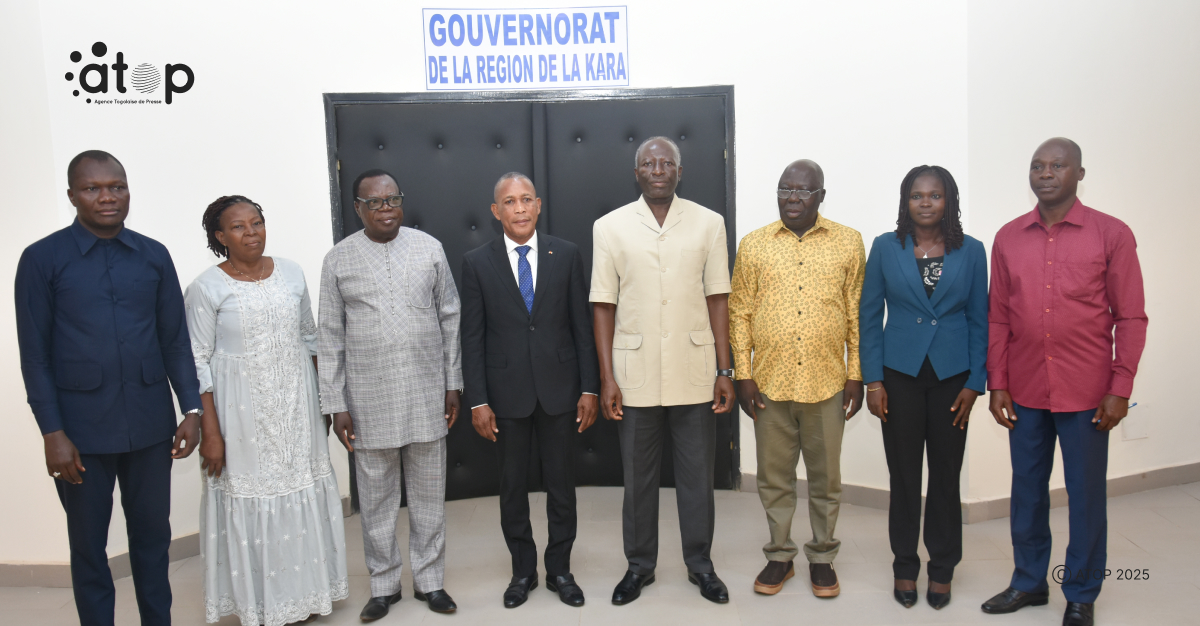 Kozah: le bureau du conseil régional rend visite au gouverneur de la Kara 1 Oliver 2025 01 17T141406.168