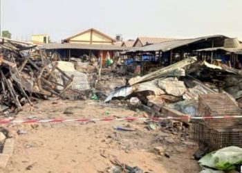 Incendie au marché d’Adidogomé-Assiyéyé :  le président de la République apporte sa compassion et son soutien aux victimes