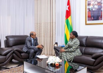 Le représentant résident du fonds des Nations Unies pour l’ enfance au Togo en fin de mission reçu par le Premier ministre