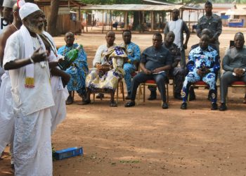 Zio :  des prêtres traditionnels commémorent le décès de feu Eyadema par une libation