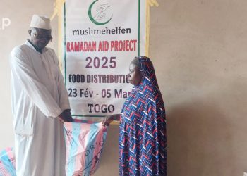Tchaoudjo : ABEA offre des vivres aux musulmans du Togo  pour le jeûne du mois de Ramadan