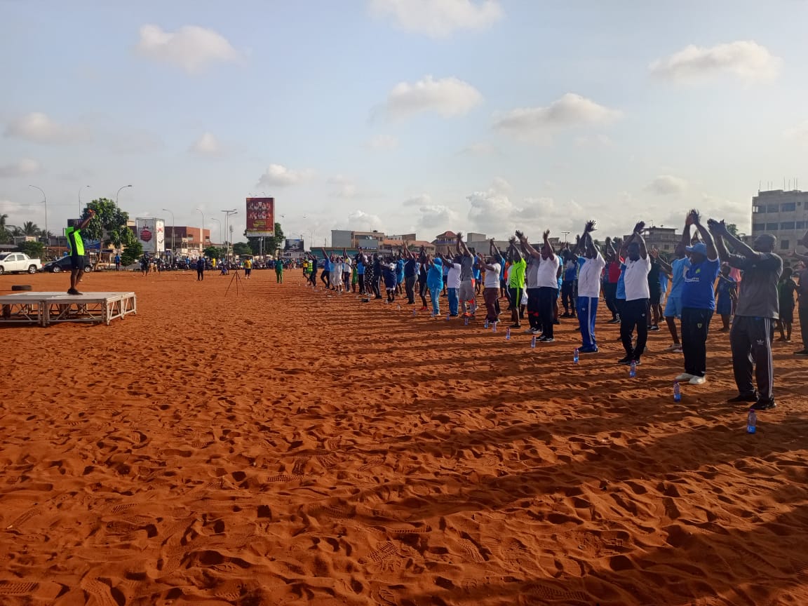 Journées nationales des sports à Agoe-Nyivé, la population invitée à « la protection de l’environnement » 1 IMG 20250329 WA0017