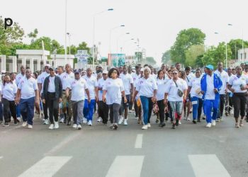 Assemblée nationale/ journée internationale des droits de la femme :  les députés ont fait une marche de sante pour boucler les activités