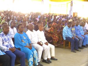 Les officiels à la messe Catholique