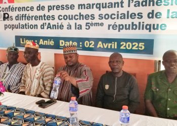 Les populations de la préfecture de l’Anié adhérent à la 5ème république