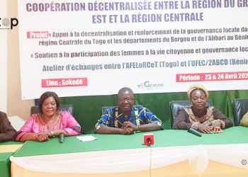 Tchaoudjo/participation des femmes dans la gouvernance locale :  des élues locales du Bénin partagent leurs expériences avec leurs collègues de la région centrale