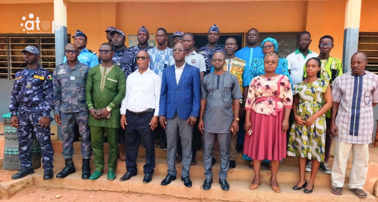 16 Des membres du cadre de concertation de Dankpen