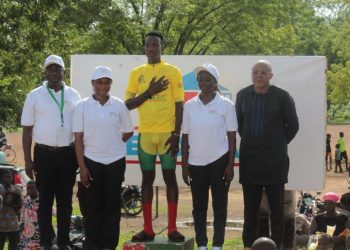 30ème tour cycliste international du Togo :  Le maillot jaune sur les épaules du burkinabé Yameogo Saturnin