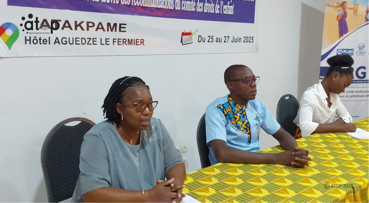 10 La coordinatrice du projet CRG Emilie Samboe situant le contexte de la formation 1