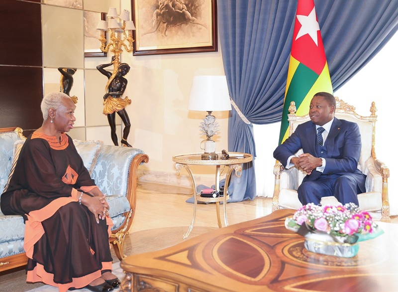 Entretien entre le President du Conseil et la cheffe de la MONUSCO