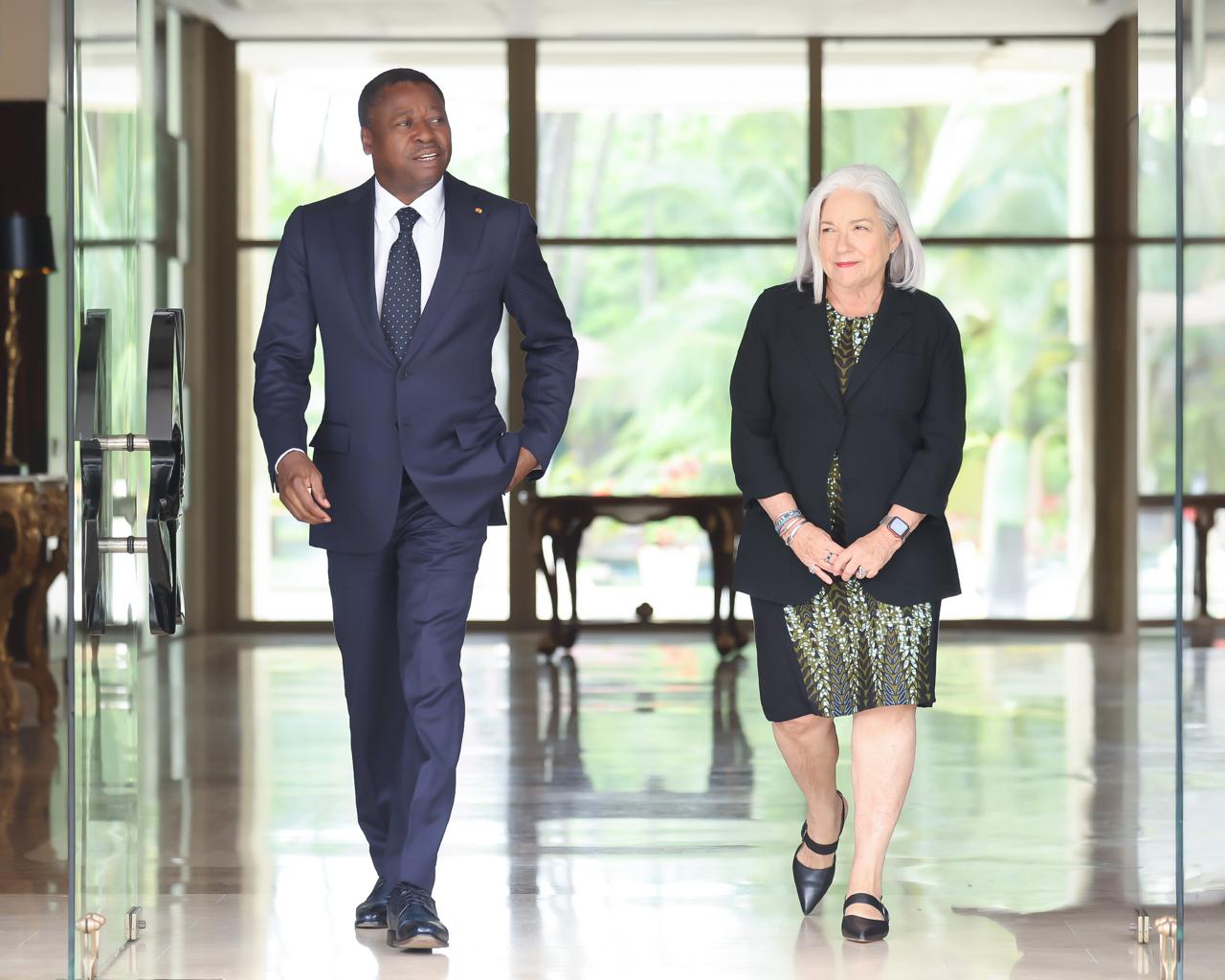 Le HCR félicite le Président du Conseil pour la gestion efficiente des questions de réfugiés dans la région 1 Gestion des refugies au Togo le HCR felicite le President du Conseil 1