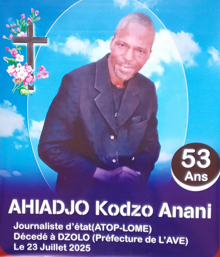 Avé : Dernier hommage à feu Ahiadjo Kodzo Anani, journaliste à l’ATOP 1 IMG 20250726 WA0002