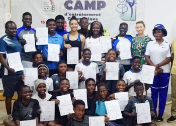 Fin du « camp d’entraînement gymnastique rythmique »:  des entraîneurs et athlètes aguerris de la manipulation des outils de base