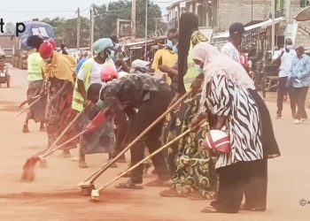 Cinkassé / L’opération Togo-propre, observée dans une grande mobilisation des forces vives.