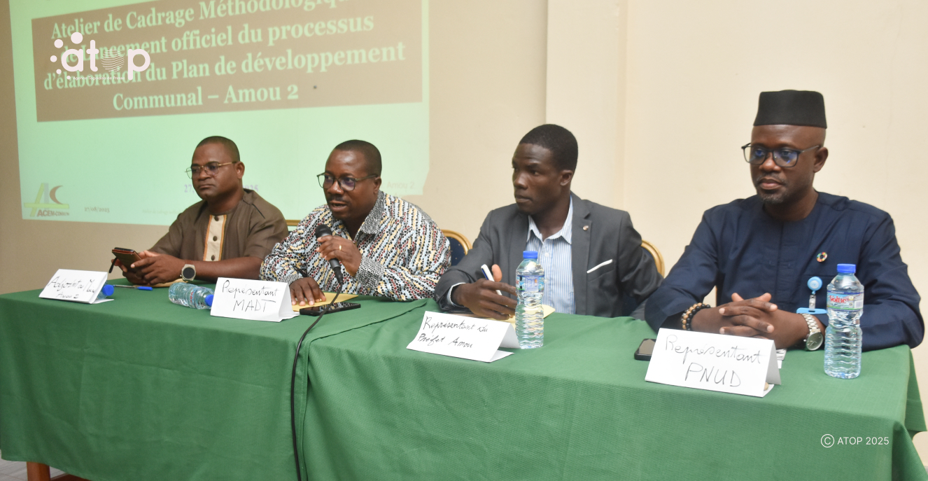 Amou/ plan de développement communal : un atelier de cadrage méthodologique de Amou 2 se tient à Amou-Oblo 1 Oliver 2025 08 27T170505.158