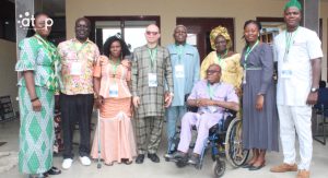 Le nouveau CA. M. Akakpo-Numado en fauteuil roulant